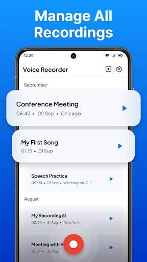 voice-recorder screenshot