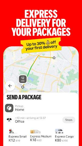 Yango: rides, food, delivery screenshot