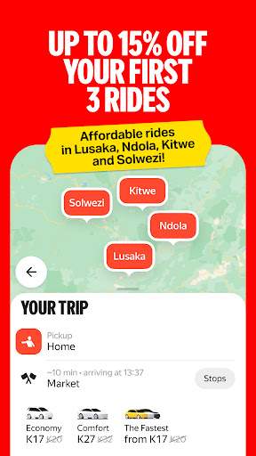 Yango: rides, food, delivery screenshot
