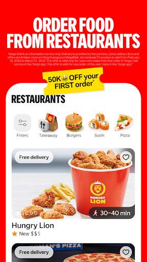 Yango: rides, food, delivery screenshot