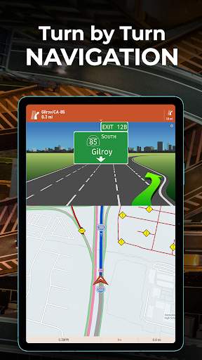 hammer-truck-gps-maps screenshot