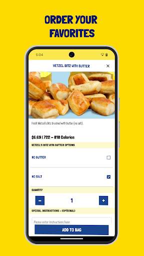 Wetzel's Pretzels screenshot