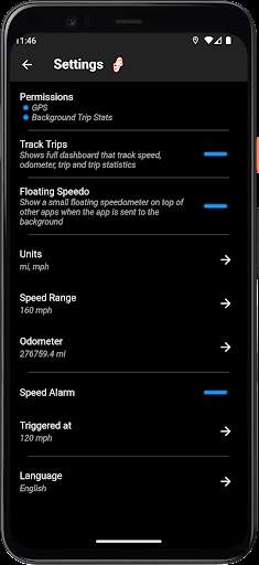 gps-speedometer screenshot