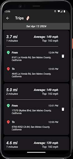 gps-speedometer screenshot
