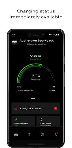 myaudi screenshot
