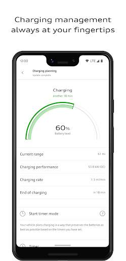 myaudi screenshot