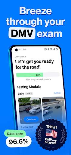 dmv-practice-test-permit-genie screenshot