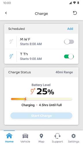 MyNISSAN® screenshot