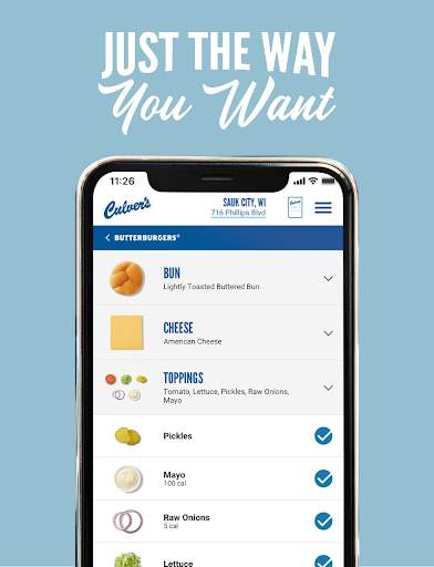 culvers screenshot