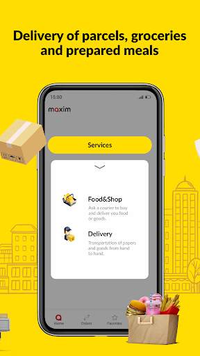 maxim — order a taxi & food screenshot