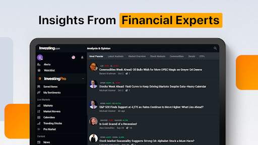 Investing.com: Stock Market screenshot