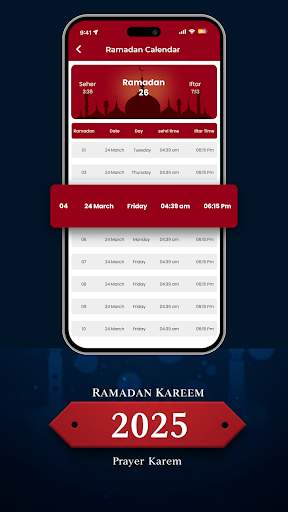 Ramdan Calendar2025 Prayertime screenshot