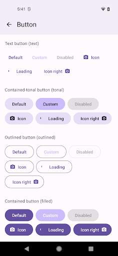 react-native-paper-example screenshot