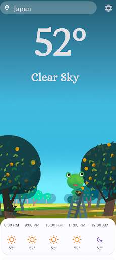 froggy-weather screenshot