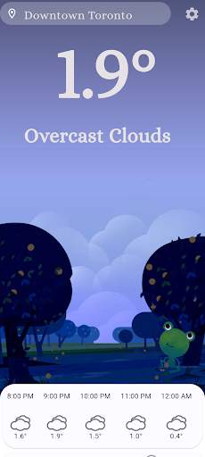 froggy-weather screenshot