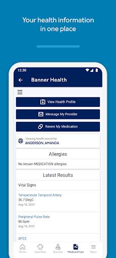 banner-health screenshot