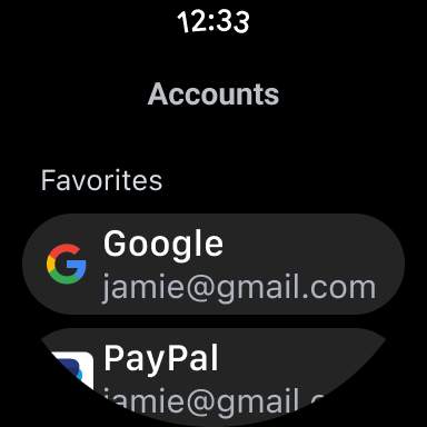 LastPass Authenticator screenshot