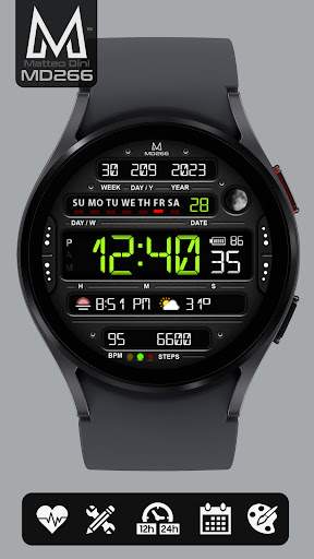 MD266 Classic Watch Face screenshot