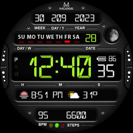 MD266 Classic Watch Face screenshot
