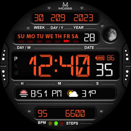 MD266 Classic Watch Face screenshot