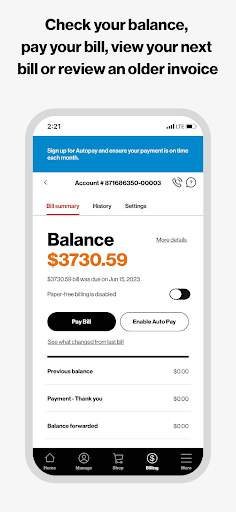 My Verizon For Business screenshot