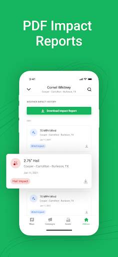 hailtrace screenshot