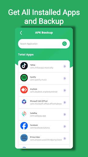 Apk Backup screenshot