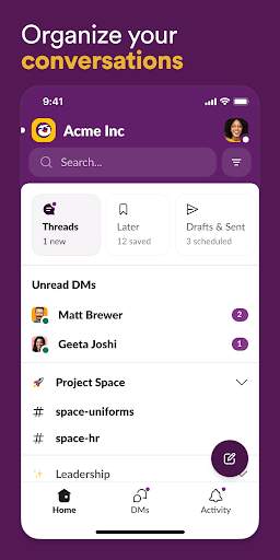 slack screenshot