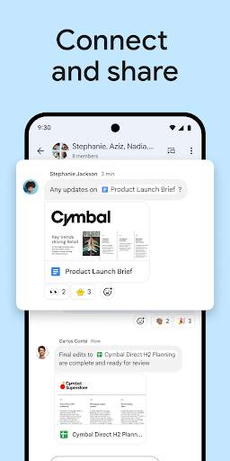 Google Chat screenshot