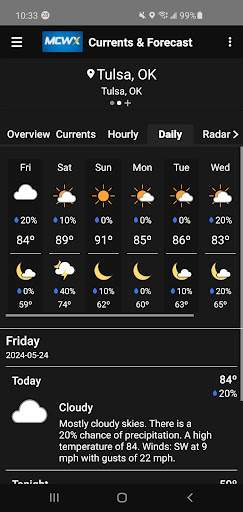 mcwx screenshot