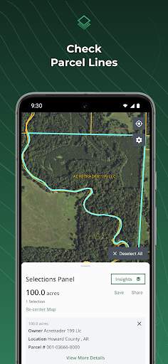 acres-land-data-parcel-maps screenshot