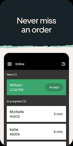 Uber Eats Orders screenshot