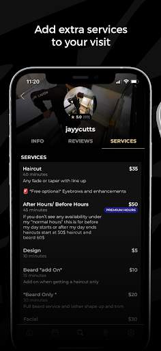 theCut: Find Barbers Anywhere screenshot