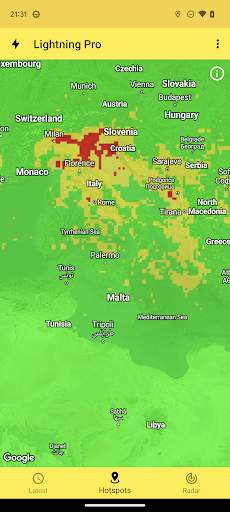 My Lightning Tracker & Alerts screenshot