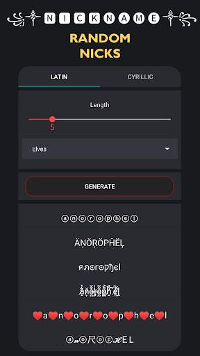 Crosshair & Nickname Generator screenshot