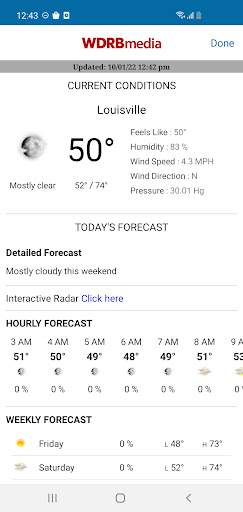 WDRB+ screenshot
