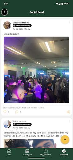 SBE Events screenshot