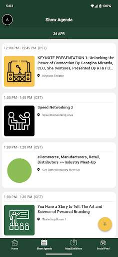 SBE Events screenshot