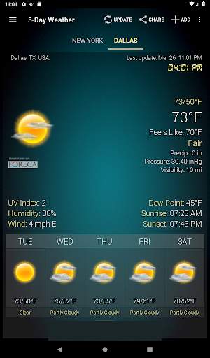 Weather & Clock Widget screenshot