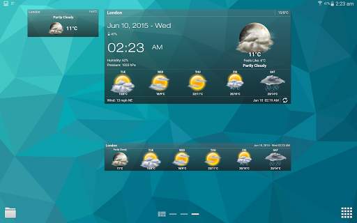 Weather & Clock Widget screenshot