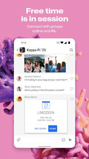 groupme screenshot