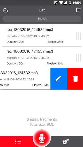 voice-recorder screenshot