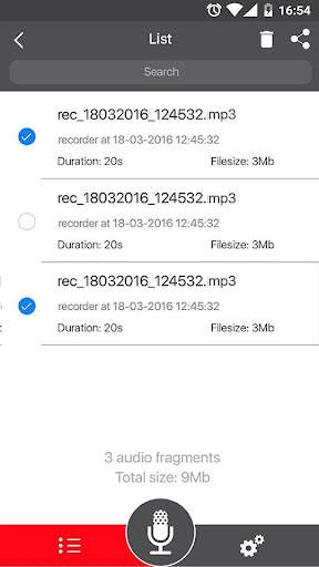 voice-recorder screenshot