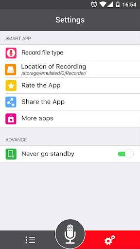 voice-recorder screenshot