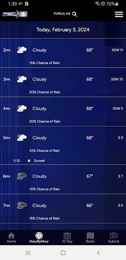WTVA Weather screenshot