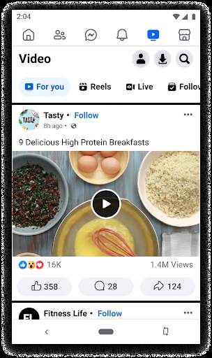 facebook-lite screenshot