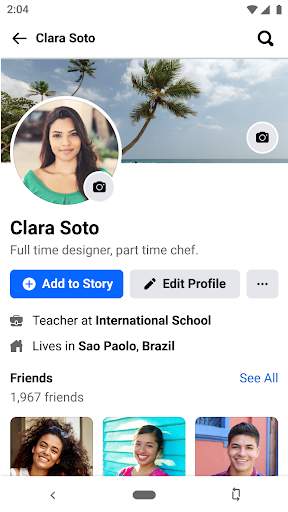 facebook-lite screenshot