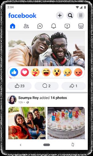facebook-lite screenshot
