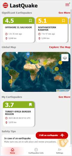 lastquake screenshot