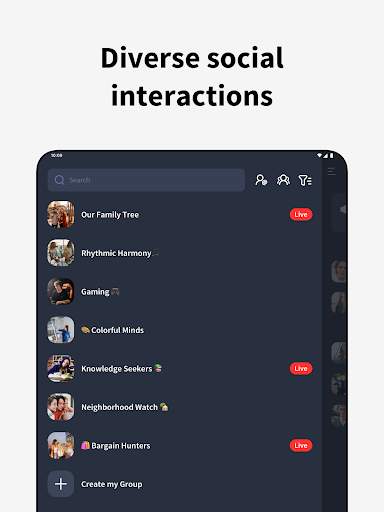 Fambase: Live & Group Chat screenshot